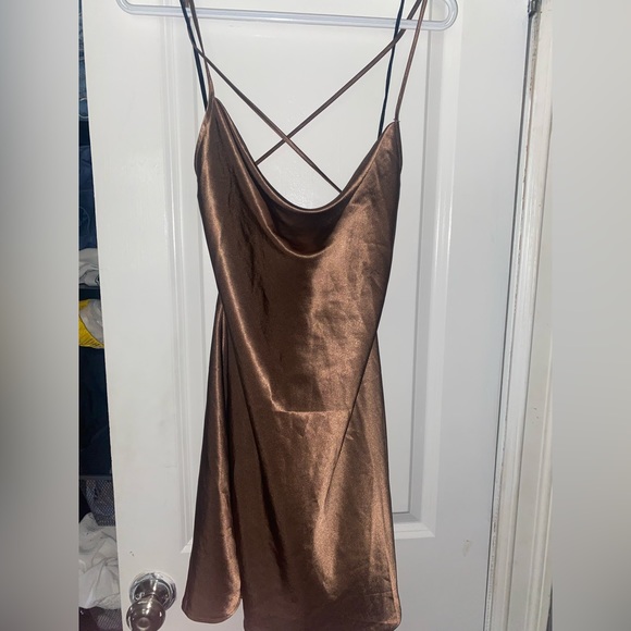 Silk cross back H&M dress - Picture 1 of 2